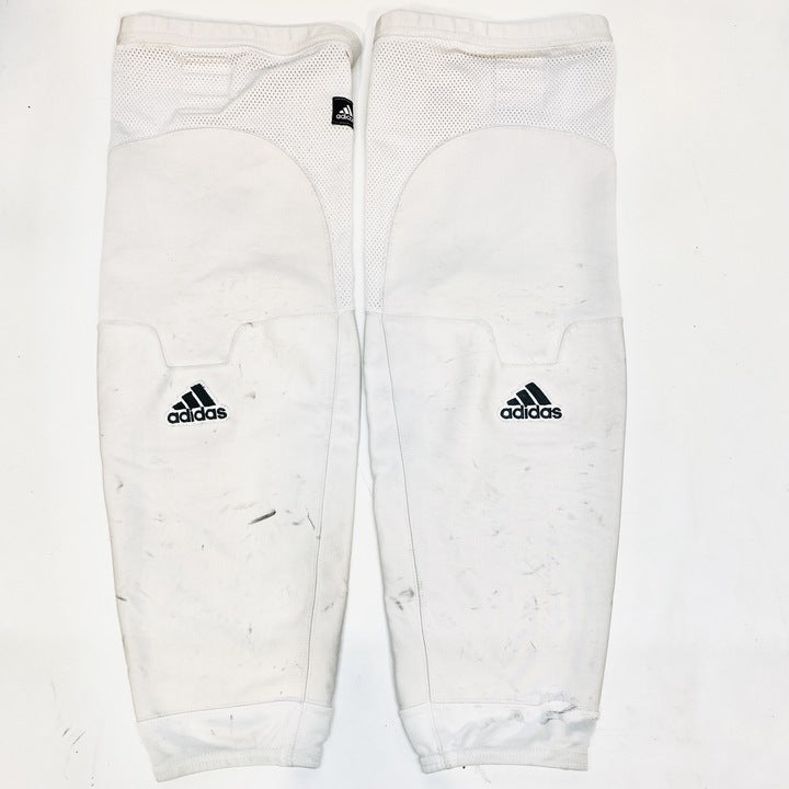 Chaussettes de hockey Adidas d'occasion (blanches)